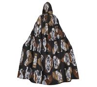 OXbnmm Mantello da mago per adulti, per feste rinascimentali, Halloween, cosplay