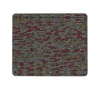 OXbnmm Programmatore Programmazione Codice Grande Tappetino per Mouse Esteso Con Bordo Bloccato & Base Antiscivolo, Spessa Durevole Scrivania Mat Per Lavoro