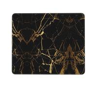 OXbnmm Tappetino per mouse 3D elegante effetto marmorizzato, grande, con bordo di blocco e base antiscivolo, tappetino da scrivania spesso e resistente per lavoro