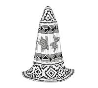 OXbnmm Tartaruga Etnica A Righe Adolescente Mantello Con Cappuccio Mantello Piccolo Cosplay Costume Strega Vampiro Mago Masquerade Ball Stage