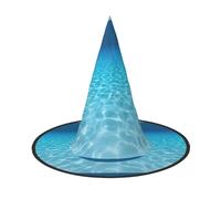 OXbnmm Tranquil Underwater Scenery Printing 2 Pack Witch Cappelli Halloween Per Giochi di Ruolo Alto 33 Pollici Palline Mascherate Cappello Donne