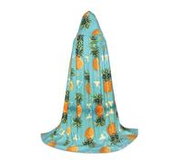 OXbnmm Tropicale Frutta Ananas Adolescente Capo Con Cappuccio Mantello Piccolo Cosplay Costume Strega Vampiro Mago Masquerade Ballo Palcoscenico