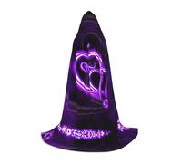 OXbnmm Viola Amore Adolescente Mantello Con Cappuccio Mantello Piccolo Cosplay Costume Strega Vampiro Mago Masquerade Ball Stage