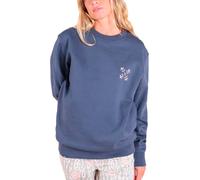 Oxbow - Felpa collo rotondo Uomo - Seregor Fleece Crew Dusk per Uomo in Cotone - Taglia L - Blu navy