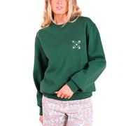 Oxbow - Felpa collo rotondo Uomo - Seregor Fleece Crew Mountain Green per Uomo in Cotone - Taglia L - Verde