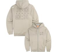Oxbow - Felpa con cappuccio da uomo - Sunrays Eternal Fleece Fullzip Hood Rock per Uomo - Taglia XL - Beige