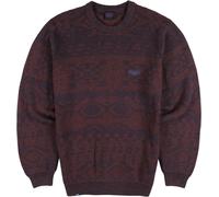 Oxbow - Maglione ampio con collo rotondo - Ripper Pull M Deep Marine per Uomo in Cotone - Taglia L - Bordeaux