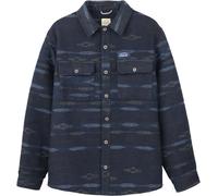 Oxbow - Sovracamicia con motivo - Nightfall Jacquard Overshirt Deep Marine per Uomo - Taglia M - Blu navy