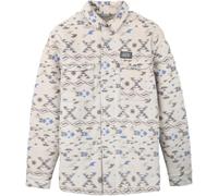 Oxbow - Sur-chemise en polaire intérieur matelassé - Nomad Polar Fleece Overshirt Ivory per Uomo - Taglia L - Beige
