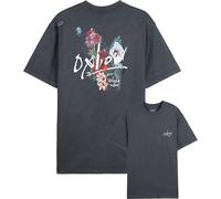 Oxbow - T-shirt in cotone biologico - Hellflo Tee M Caviar per Uomo in Cotone - Taglia L - Grigio