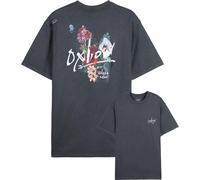 Oxbow - T-shirt in cotone biologico - Hellflo Tee M Caviar per Uomo in Cotone - Taglia M - Grigio