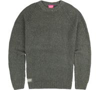 Oxbow - Uomo maniche raglan - Drizzle Neps Raglan Crew Sweater Forest Heather per Uomo in Cotone - Taglia L - Kaki