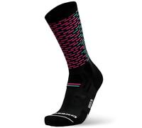 Oxeego Calze Trail Running Uomo Donna a Compressione Termiche Calzini Rinforzati da Corsa su Sentieri e Terreni Misti - Azione Ossigenante e Antibatterica (Rosa/Verde Acqua - 43/46)