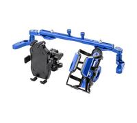 Oxektgb Per NMAX155 125 160 Moto Portaborraccia Portaborraccia Manubrio Regolabile Leva di Bilanciamento Supporto GPS Telefono Porta Telefono Moto(Set4 Blue)
