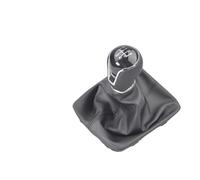 Oxektgb Pomelli Leva Cambio per Seat per Leon III 3 MK3 2012 2013 2014 2015 2016 2017 Pomello Cambio a 5/6 velocità con Rivestimento in Pelle PU Pomello Leva(5 Speed)