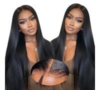 Oxeyegirl 12 pollici 9 x 6 dritto 200% densità parrucca donna naturale brasiliana parrucca naturale umano senza colla capelli umani glueless indossare e andare parrucca umano capelli pre plucked Pre