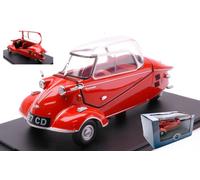 OXFORD 1/18 MESSERSCHMITT KR200 1955 ROSSO MODELLINO STATICO DIECAST