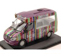 OXFORD 1/43 FURGONE MERCEDES SPRINTER ICE CREAM GELATI MODELLINO STATICO DIECAST