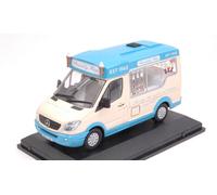 OXFORD 1/43 FURGONE MERCEDES SPRINTER WHITBY MONDIAL ICE CREAM MODELLINO STATICO