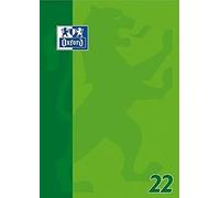 Oxford 100050348 Blocco per la scuola linee 22 - A4, 50 fogli, 90 G/MQ, 4 fori