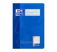 Oxford 100057951 - Quaderno scolastico per scuola, formato A5, 48 fogli, 90 g/m², colori assortiti, colore: Blu/Viola