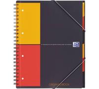 Oxford 100102777 blocco college Grigio, Arancione, Rosso DIN A4+ quadretti Num