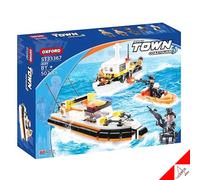 Oxford 2023 Town Heroes COAST GUARD Brick Block Assembly Figure 502 pezzi ST3...