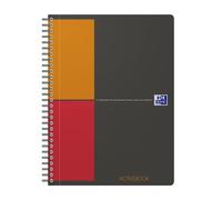 Oxford Blocco spiralato International Favorit Activebook 18 x 25 cm 80 g 80 fogli Grigio