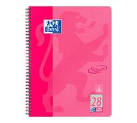 OXFORD 400086496 Notepad Touch A4 80 Sheets Squared with Double Margin Pink Note