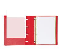 OXFORD Europeanbinder - Raccoglitore con ricambio in polifoam A4+, 100 H, 5 x 5, colore: rosso, 400131304