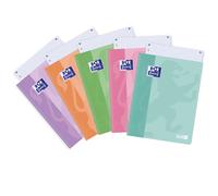 OXFORD - 400159143 - Maxiquaderno PastelOn - spiralato - A4 - 5 mm - 90 gr - 120 fogli - colori assortiti - Oxford - 94877 - Conf. da 5 Pz. - 400159143