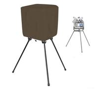 Oxford 420D - Copertura per macchina da lancio per proteggere attrezzature da pioggia, polvere e sporco durante i periodi di non utilizzo (marrone)