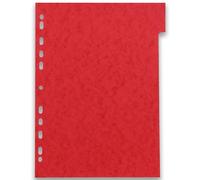 OXFORD 60 Set di divisori neutri Tradizione A4 6 posizioni, carta lucida, spessore 220 g, colori assortiti