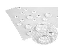 Oxford 600D, tessuto impermeabile, impermeabile, impermeabile, colore: bianco