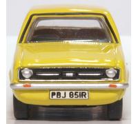Oxford 76ESC002 Ford Scorta Mk2 Segnale Giallo 2 Porta 1/76 Scala IN Case T48