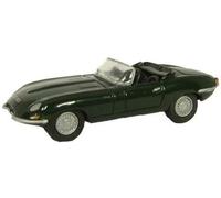 Oxford Diecast Modellino Jaguar E-Type Roadster Verde Scala 1:76