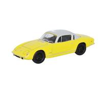 Oxford 76LE001 - Lotus Elan Plus 2 Giallo Argento Top 1/76 Scala 00 Gauge A Case