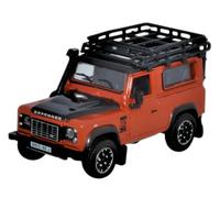 Oxford Diecast Land Rover Defender 90 Station Wagon Phoenix Orange - Macchinina Automobile Avventura, Unisex, 12+ Anni