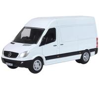 Oxford 76MSV004 Mercedes Sprinter Van Modello Diecast Bianco 1:76