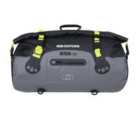 Oxford Aqua T-50 Roll Bag - Nero/Grigio/Fluo - Borsa impermeabile per moto...