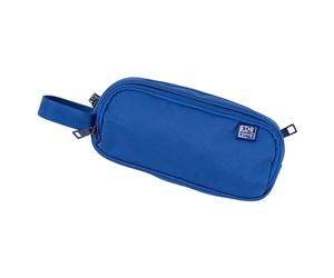 Oxford Astuccio B-Smart extra grande con 3 scomparti e maniglia, colore: blu, Blu, 22,5 x 9,5 x 8 cm, Astuccio