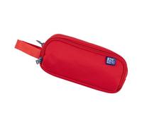Oxford Astuccio B-Smart extra grande con 3 scomparti e maniglia, rosso, Colore: rosso, 22,5 x 9,5 x 8 cm, Astuccio