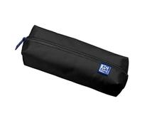 Oxford Astuccio per ragazze e ragazzi rettangolare grande durevole nero, Nero, Astuccio