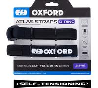 Oxford Atlas D-Ring, cinghie autotensionanti 26 mm x 1 male Nero