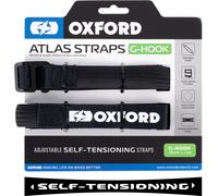 Cinghie per bagagli Oxford Atlas B-Clip 2 pezzi verde 17 mm x 1,2 m