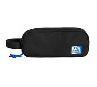 Oxford B-Smart, Astuccio scolastico a 3 scomparti, elastico, materiale riciclato RPET, colore: Nero