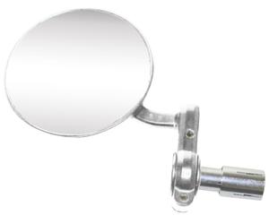 Oxford Bar End Specchio, Argento, Taglia unica