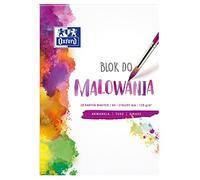 Oxford Blocco da colorare, formato A4, 20 fogli, 1 pezzo, bianco, 120 g/m²