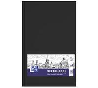 Oxford Blocco da disegno, 1 pezzo, A5, 96 fogli, 100 g, copertina rigida, nero