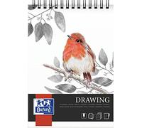 Oxford Blocco da disegno A3, 30 fogli, 160 g, a spirale su lato corto